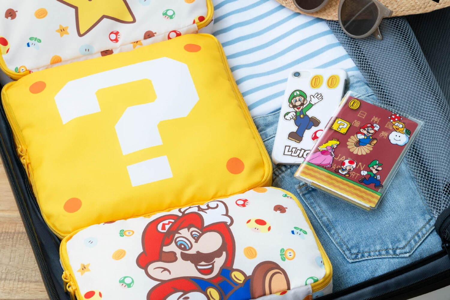任天堂「スーパーマリオ」の新作トラベルグッズ、テレサのサコッシュや