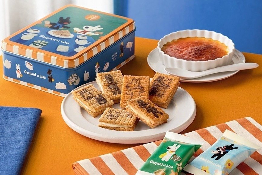 リサとガスパール」×シュガーバターの木にクリームブリュレ味、パリッ