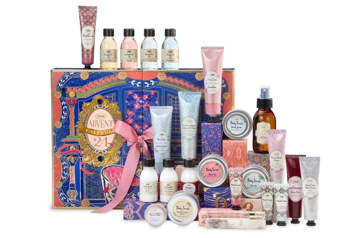 SABON22年クリスマスアドベントカレンダー、人気の香りのボディケア