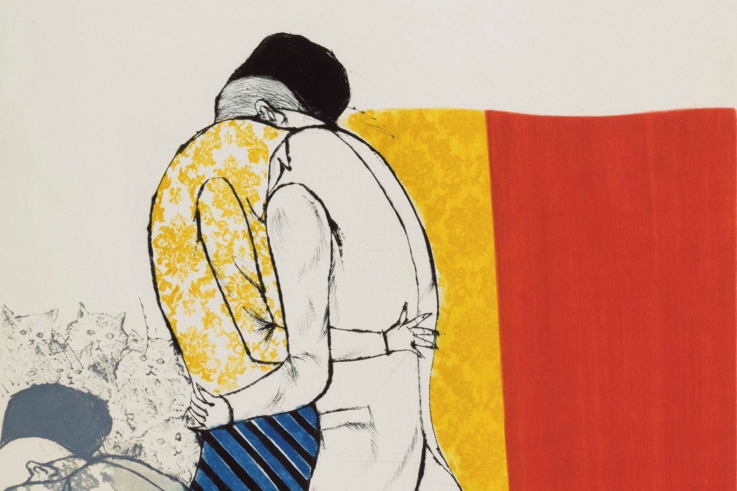 池田満寿夫「仮面」銅版画36×29.5cm 池田満寿夫 絵画