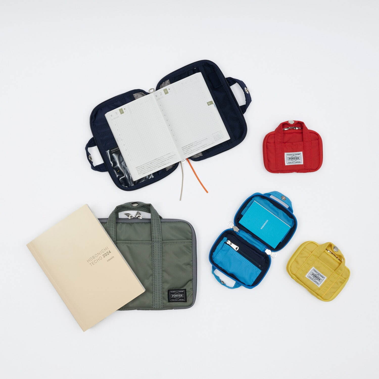 ほぼ日手帳 PORTER 2015 コラボ オリジナル A6 & カズン A5