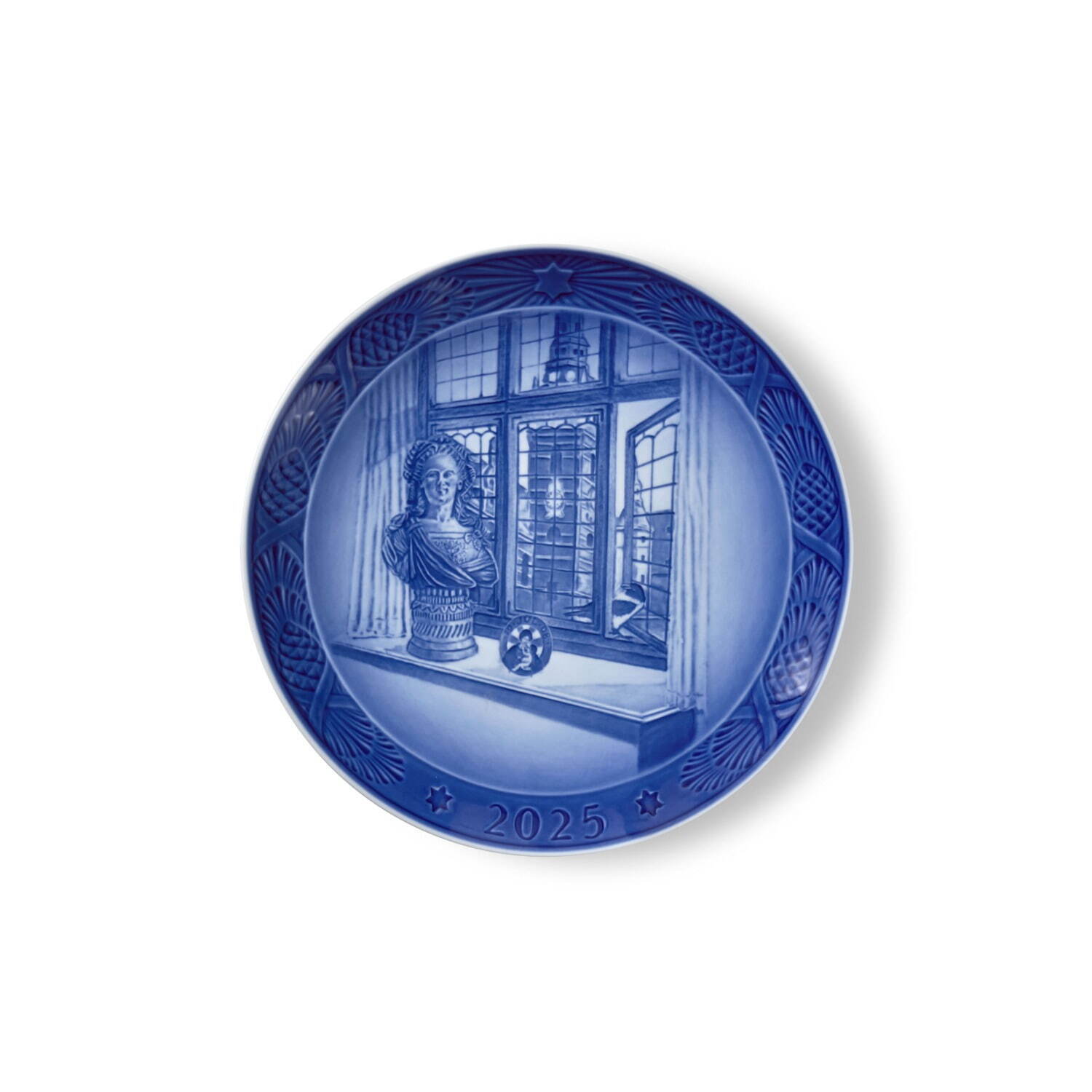 ロイヤル コペンハーゲン24年クリスマス、サンタの陶器人形やレース