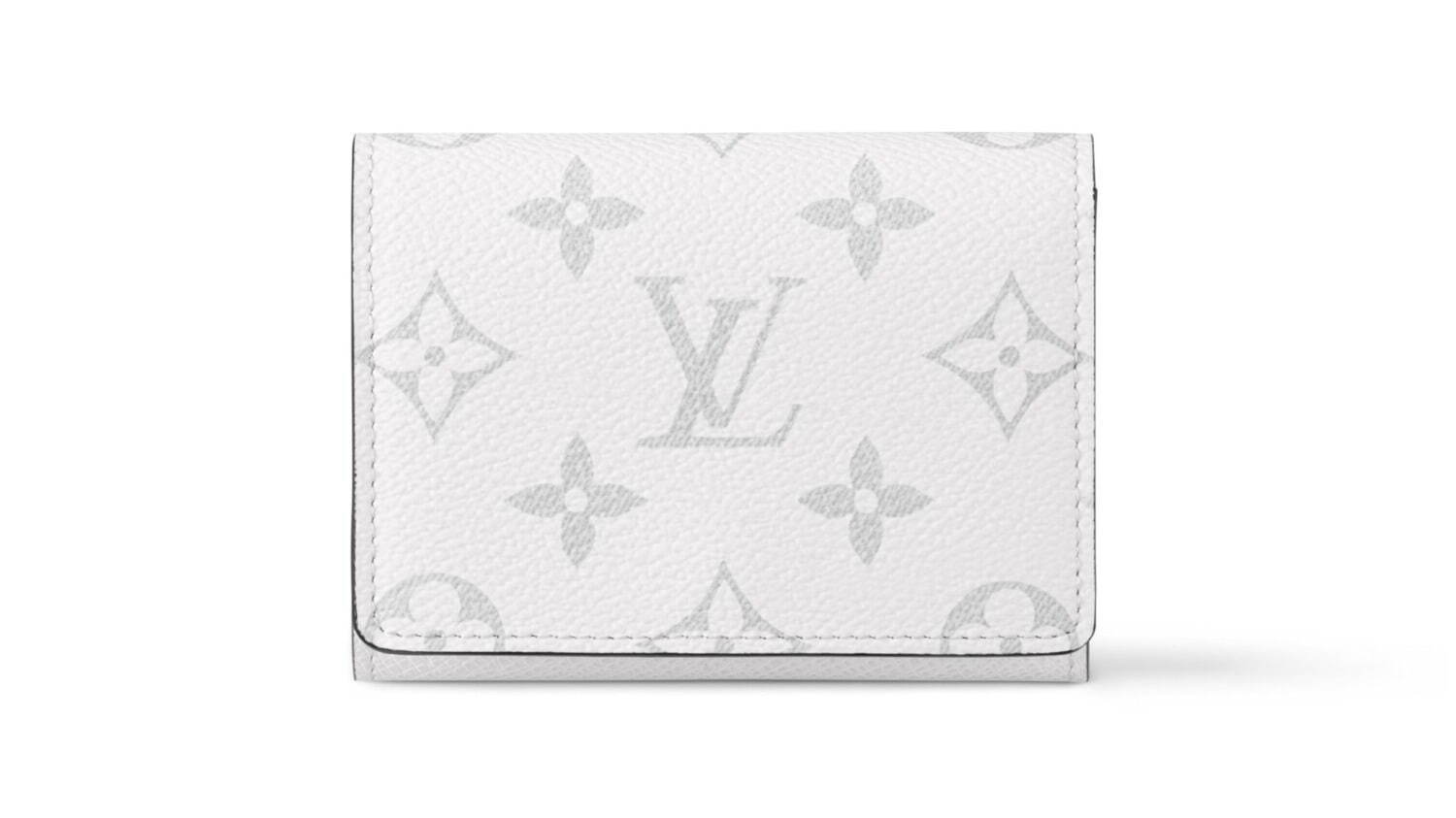 ルイ・ヴィトンのメンズ財布、“真っ白”モノグラム・キャンバスのミニ