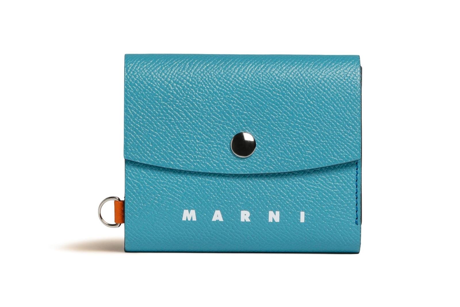 マルニ“長く愛用できる”日本製ミニ財布、ポップなツートンカラーの