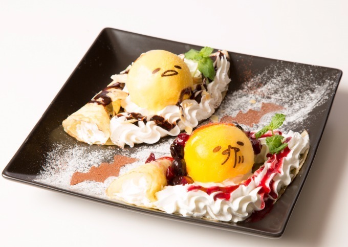 大阪・ぐでたまかふぇのハロウィン限定メニュー、グラスに「ぐでたま