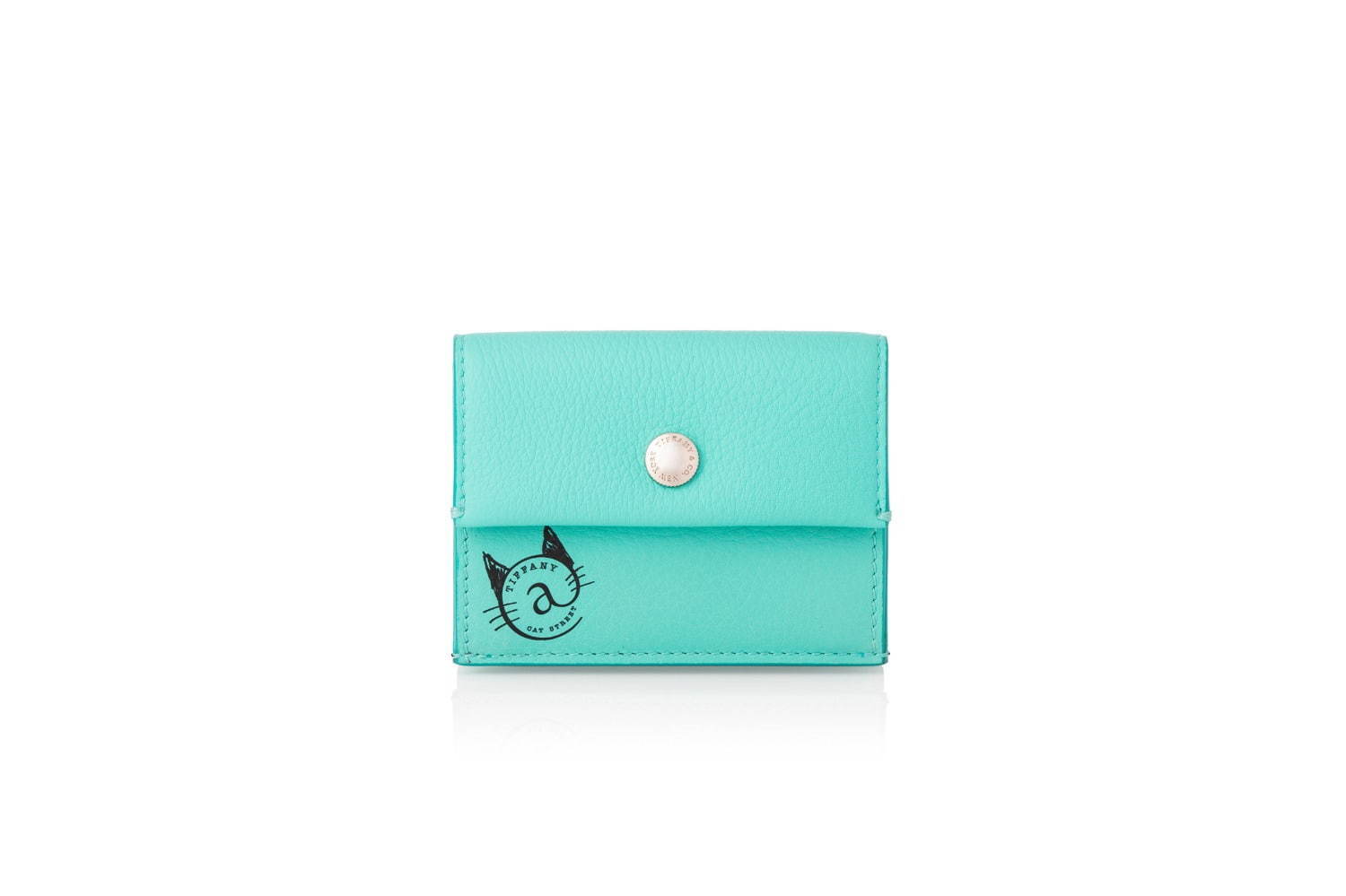 ティファニー「ネコモチーフ」の“ティファニー ブルー”財布＆カード