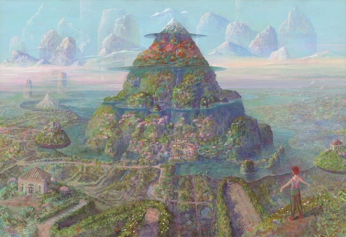 耳をすませば』背景画家・井上直久の個展が大阪・阪急うめだ本店で