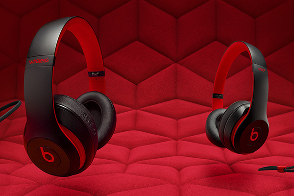 beats ビーツ ヘッドホン studio3 赤 レッド Beats Studio3 ブラック