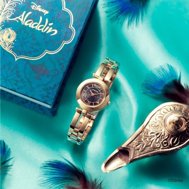ウィッカのディズニーアニメーション『アラジン』限定ウオッチ、魔法の