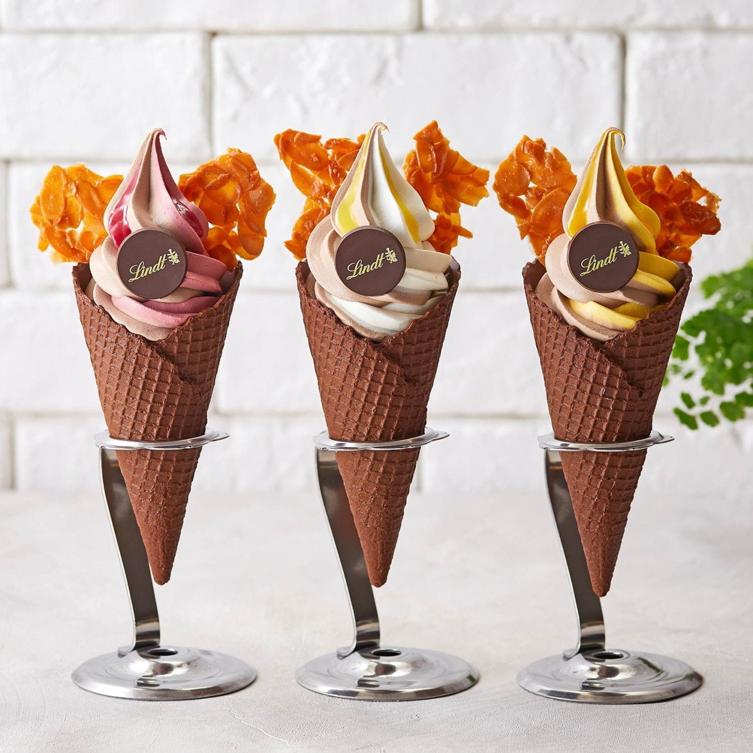 リンツから濃厚果実感を楽しむ夏限定「ソフトクリームショコラ