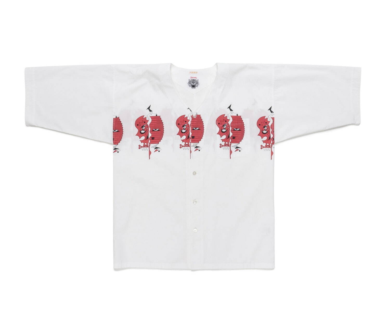 ワコマリア、ウルフズヘッド幹田によるグラフィック入り半纏