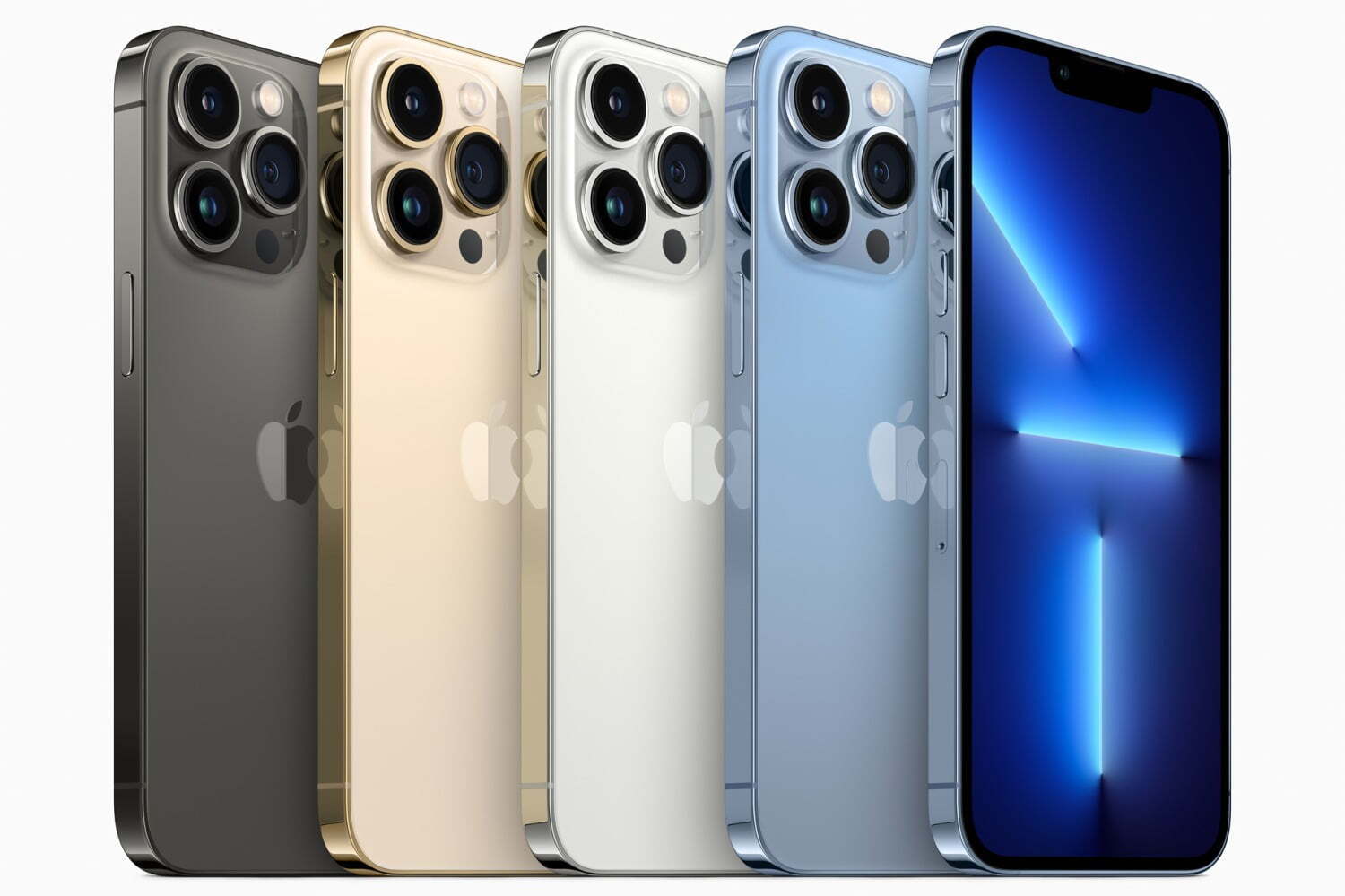 新品Apple iPhone 13 Promax シエラブルー本体とヘビ皮ケース シエラ