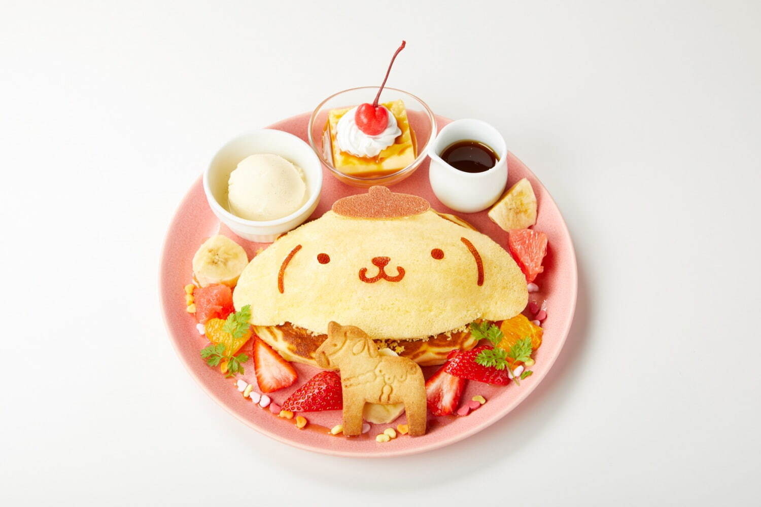 ポムポムプリン パンケーキ屋さん マスコット ポムポムプリン パン