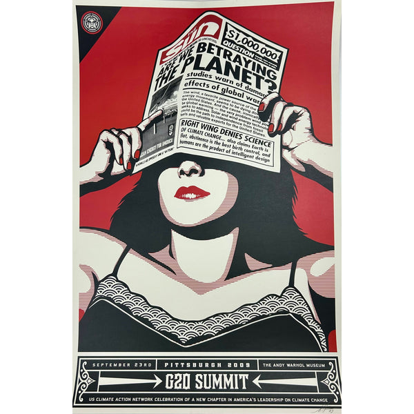 Obey Giant Subliminalシルクスクリーン ポスター レア Obey Giant
