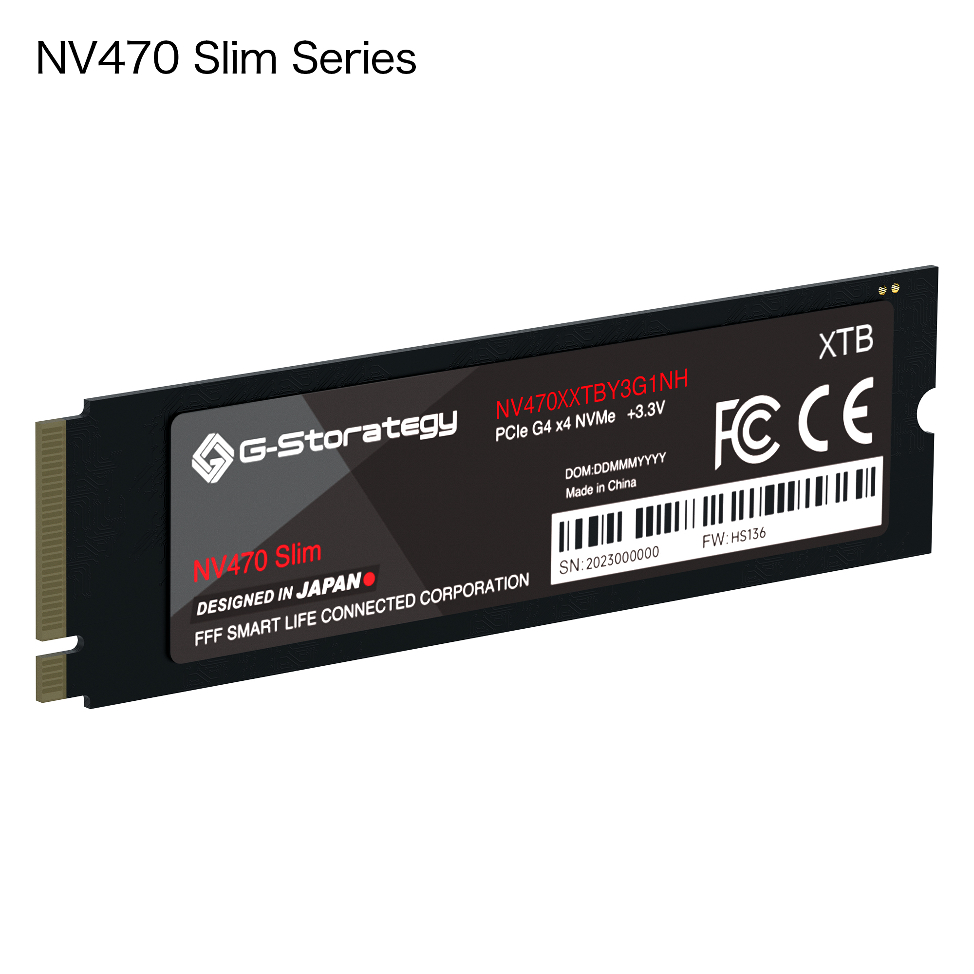 内蔵型SSD G-Storage NV470 2TB NVMe SSD M.2 G-Storage NV470 2TB