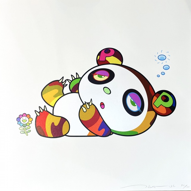 村上隆 パズル カイカイキキ 丸型パズル パンダちゃん 村上隆 パズル