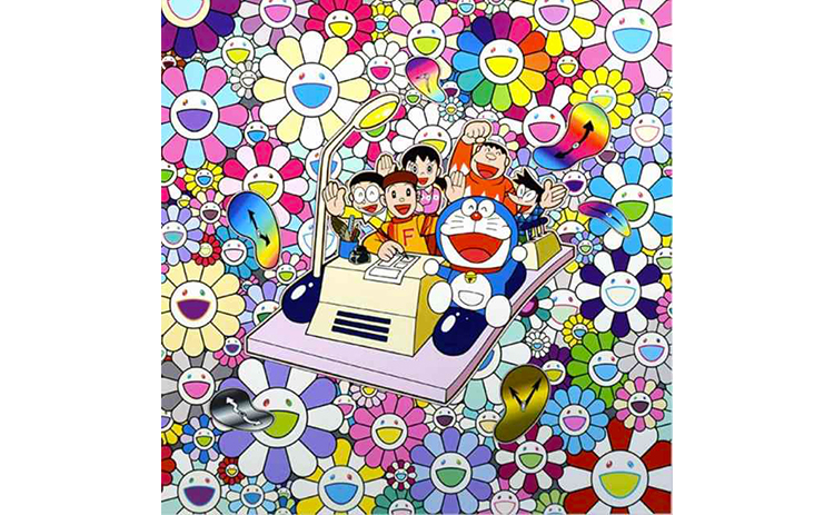 タイムマシーンでレッツゴー』村上隆 | 絵画・アート販売のギャラリー