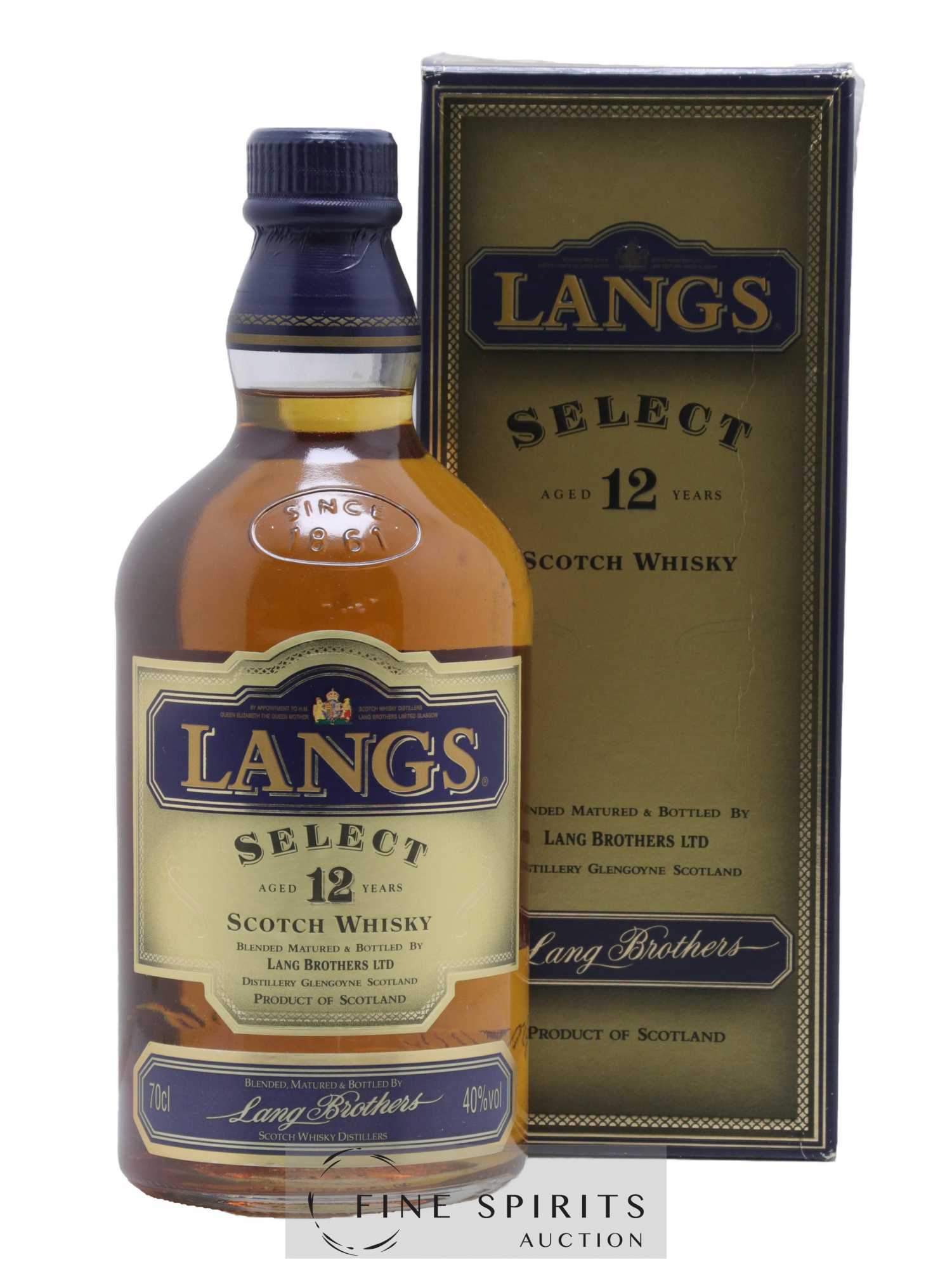ラングス セレクト 12年LANGS SELECT12 YEARS OLD 750ml／43 LANGS