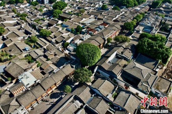航拍福州三坊七巷-中新网福建