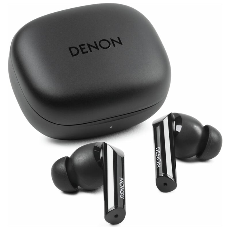 ブラック 有線イヤホン 収納ケース付き Denon ブラック 有線イヤホン