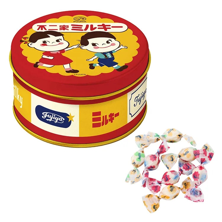 ミルキー缶（レトロペコポコデザイン） | カジュアルギフト（ギフト