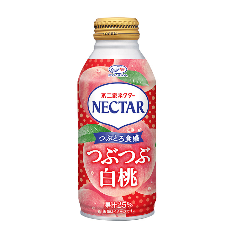 ネクターつぶつぶ白桃（380gボトル缶） | ネクター（ドリンク・アイス