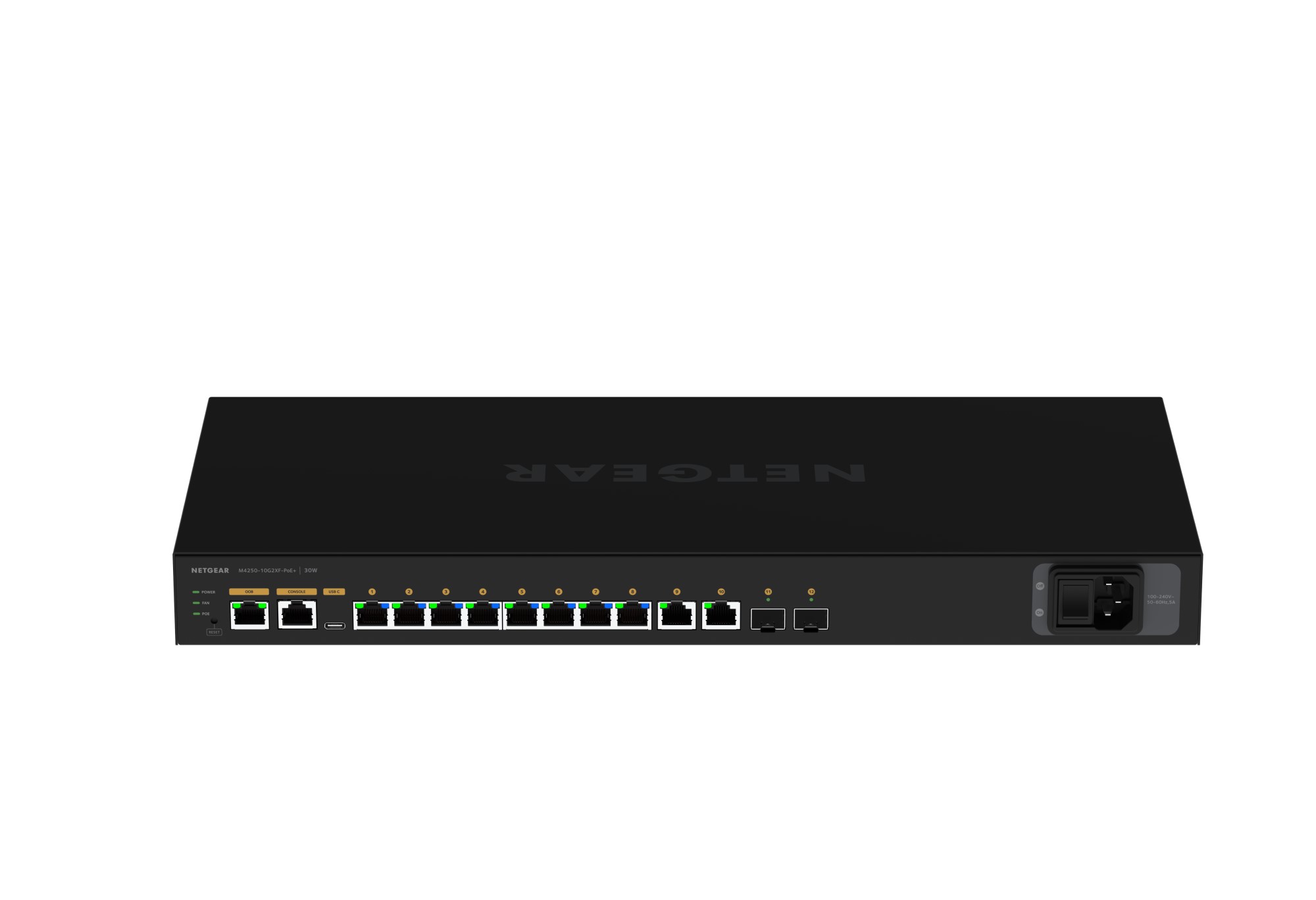 Netgear GSM4212PX-100NAS AV Line Ethernet Switch | Full Compass