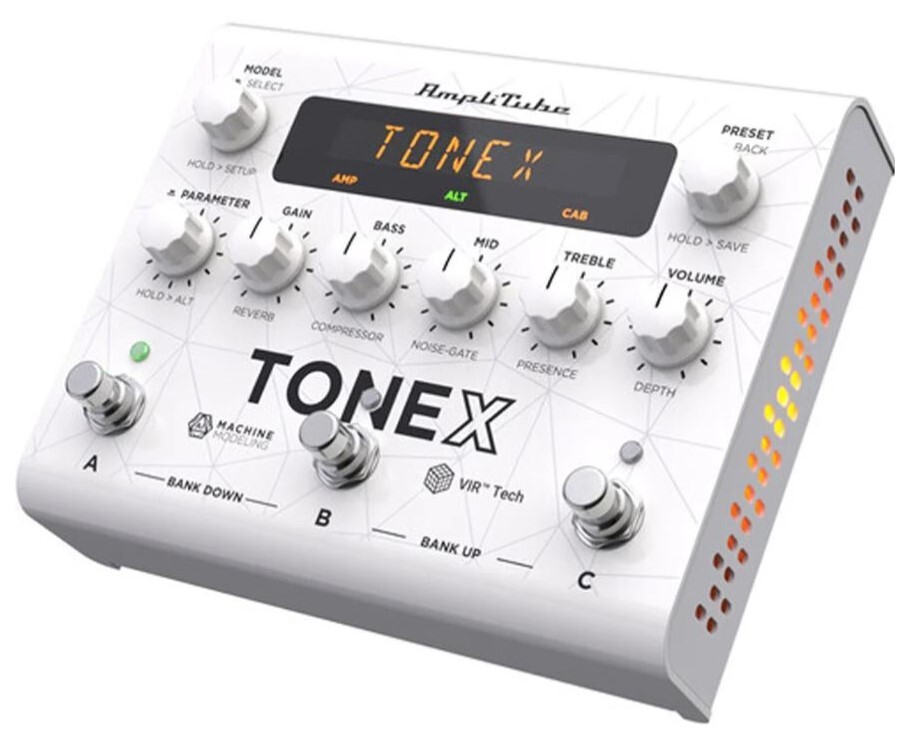 IK Multimedia Tonex Pedal White Amp, Cab, and Effects Modeler