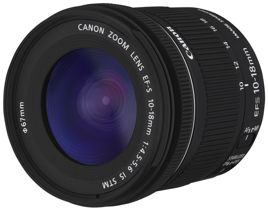 Canon EF-S 10-18mm f/4.5-5.6 IS STM Ultra-Wide Zoom Lens | Full