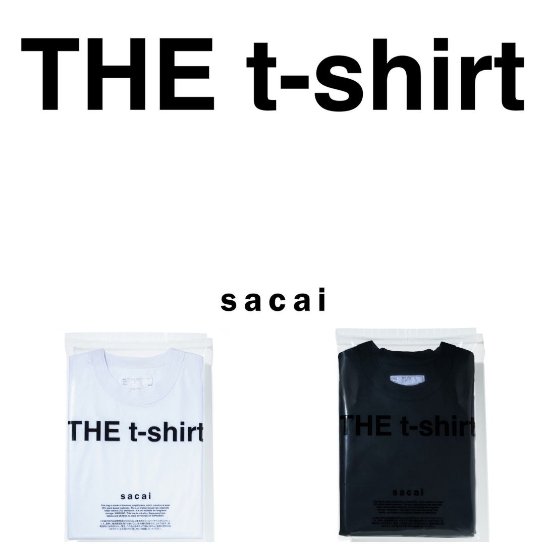 sacai 初の2枚PACK Tシャツ「THE t-shirt」が2025年 7/11 発売 (サカイ