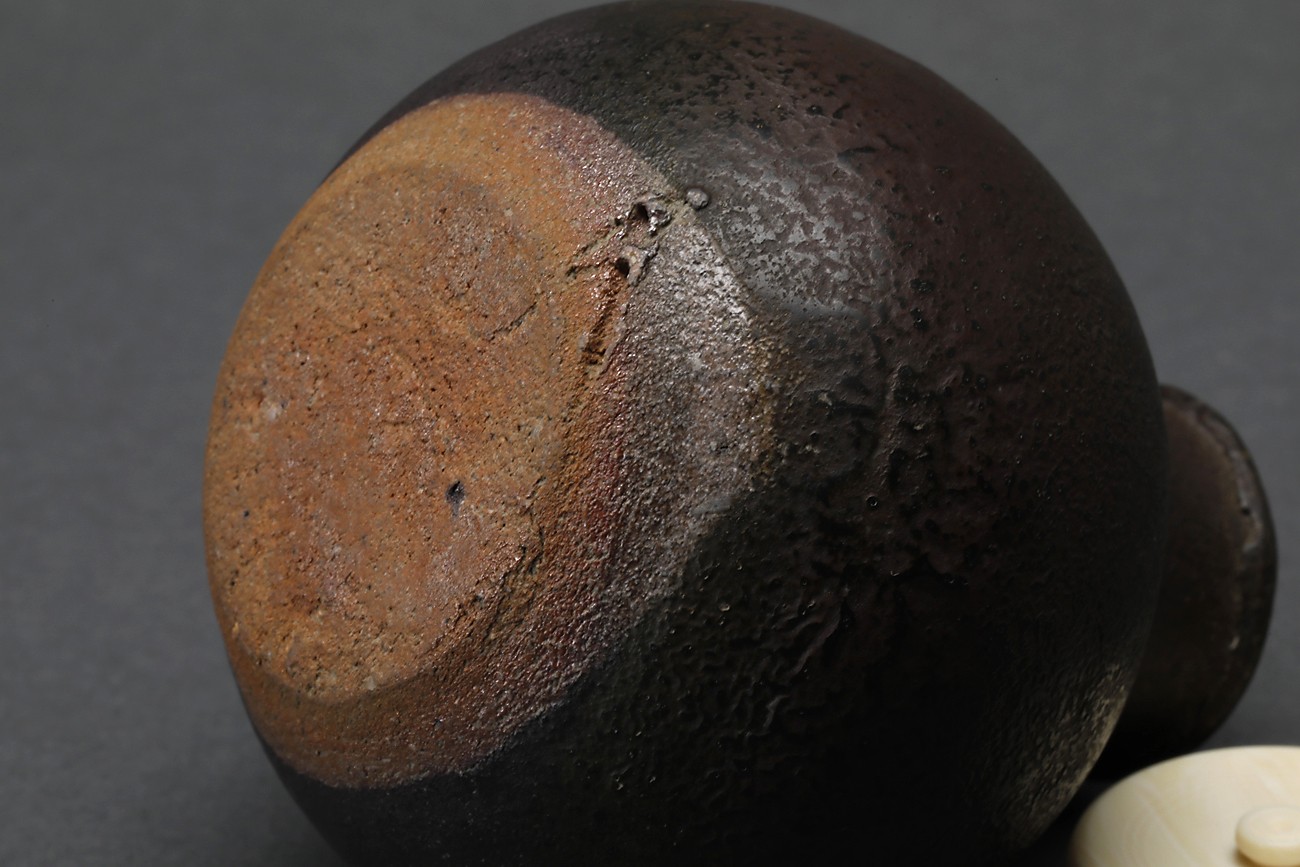 黒唐津丸壺茶入 | 茶道具 | ギャラリー器館