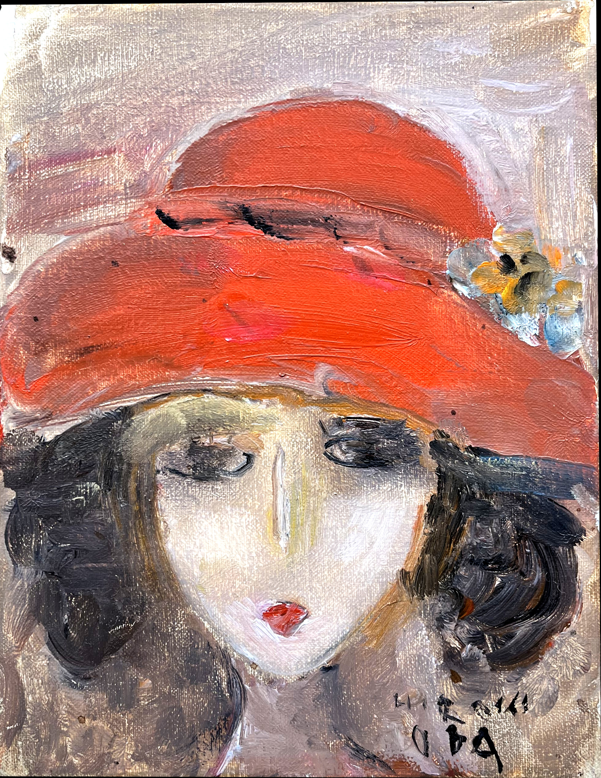 織田廣喜さん 女性画 作品詳細: 少女