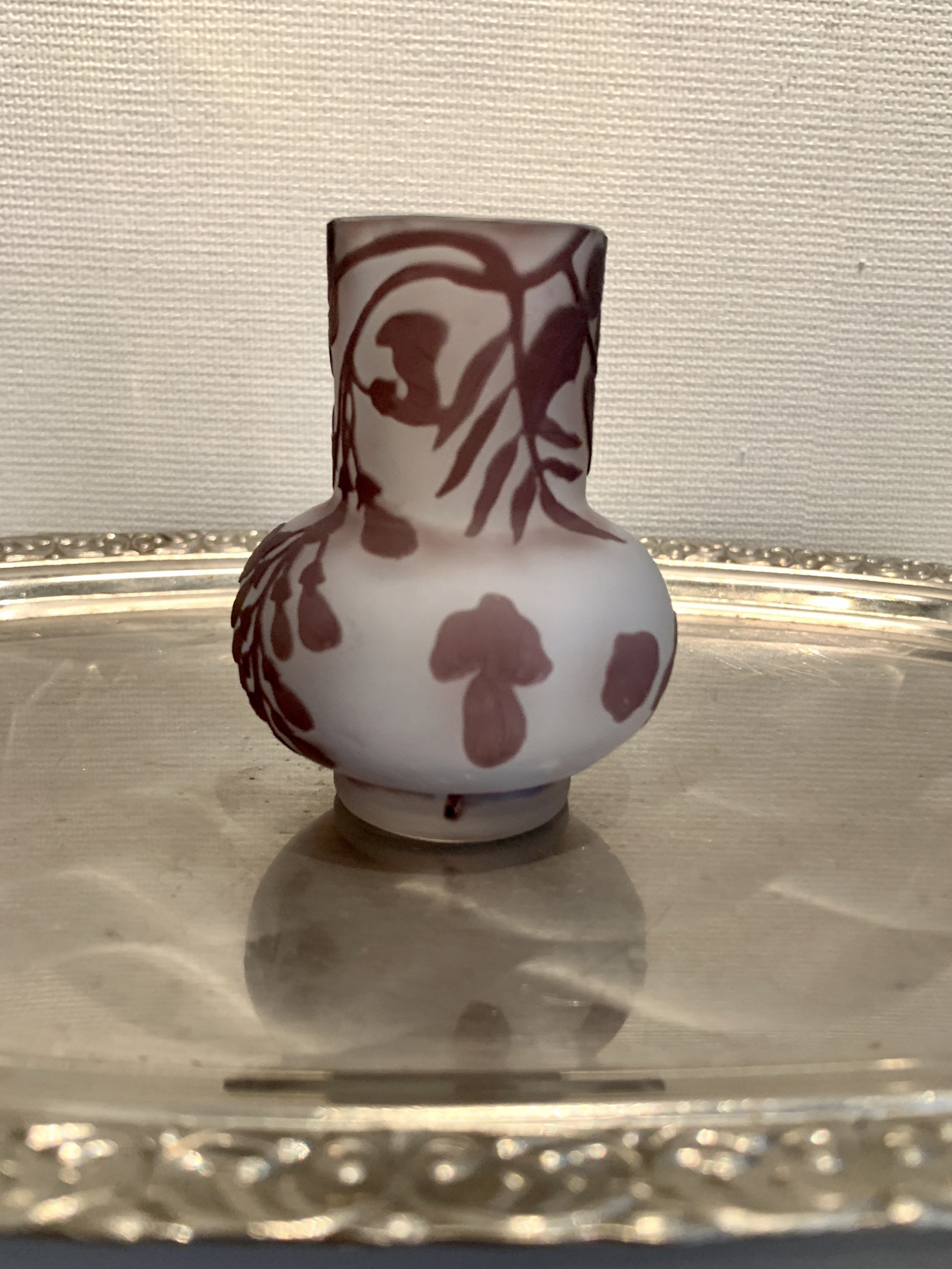 作品詳細: 被せガラス花瓶