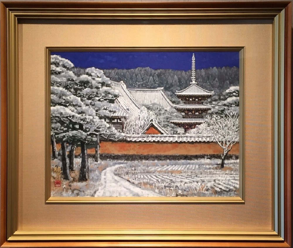 後藤純男『新雪上がる大和』 - ギャラリーシーズ