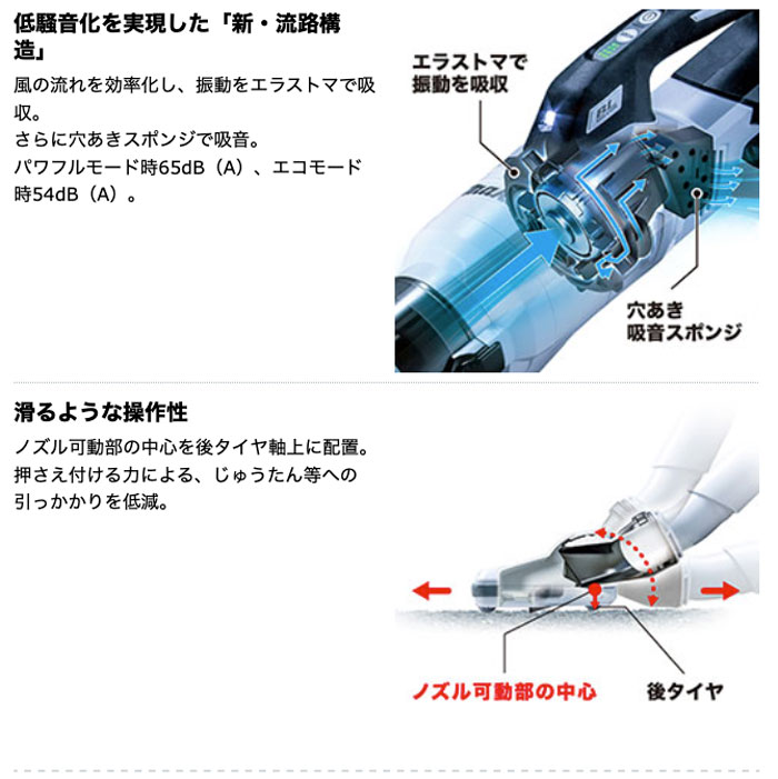 マキタ CL003GZO 充電式クリーナ(オリーブ) サイクロン一体式