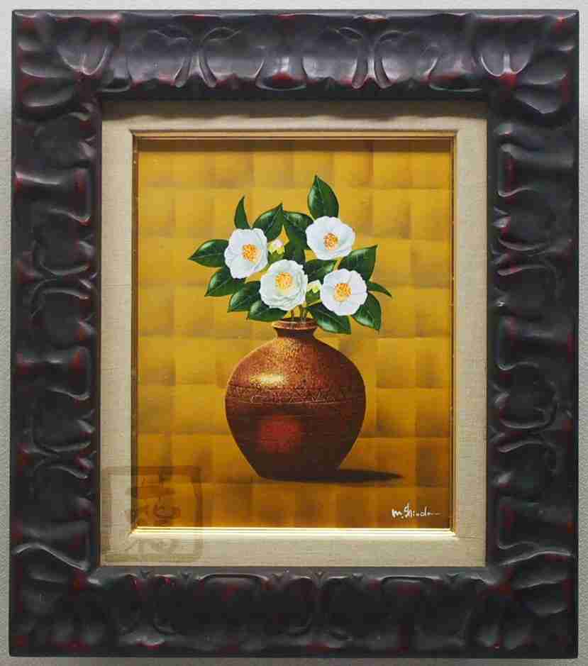 定岡宏 時計（サムホールSM）油彩 定岡宏 時計（サムホールSM）油彩