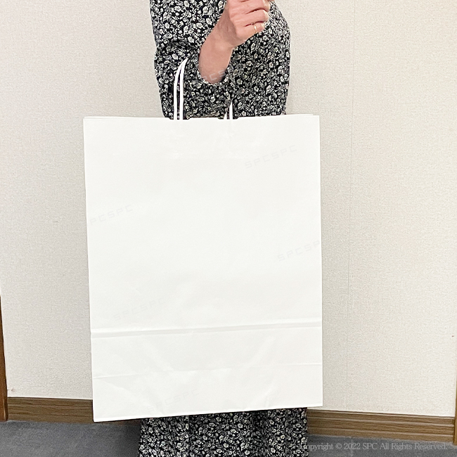 HELLO/TEXAS ショッピングバッグ 中型 ホワイト HELLO⁄⁄TEXAS ホワイト