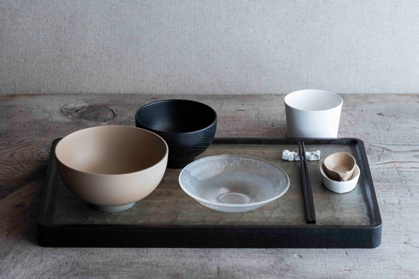 三谷龍二 盆 皿 白漆