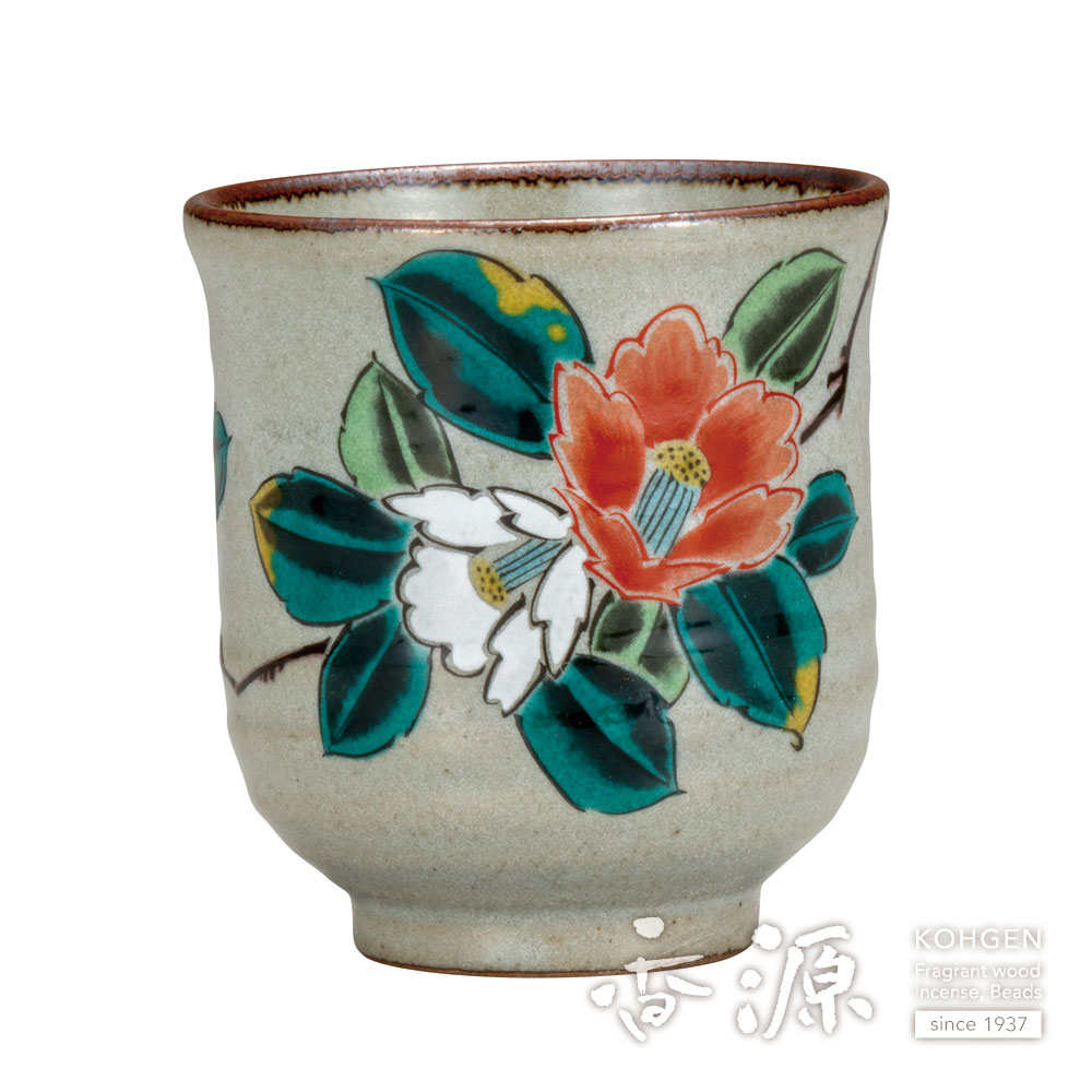 1950 九谷焼 角福 湯呑 2客 1950 九谷焼 角福 湯呑 2客 1950 九谷焼 角