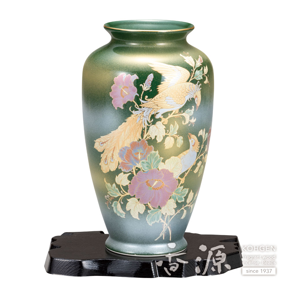 花瓶 九谷焼 楽天市場】九谷焼 花瓶 吉田屋花鳥（高19.5cm） : 九谷焼