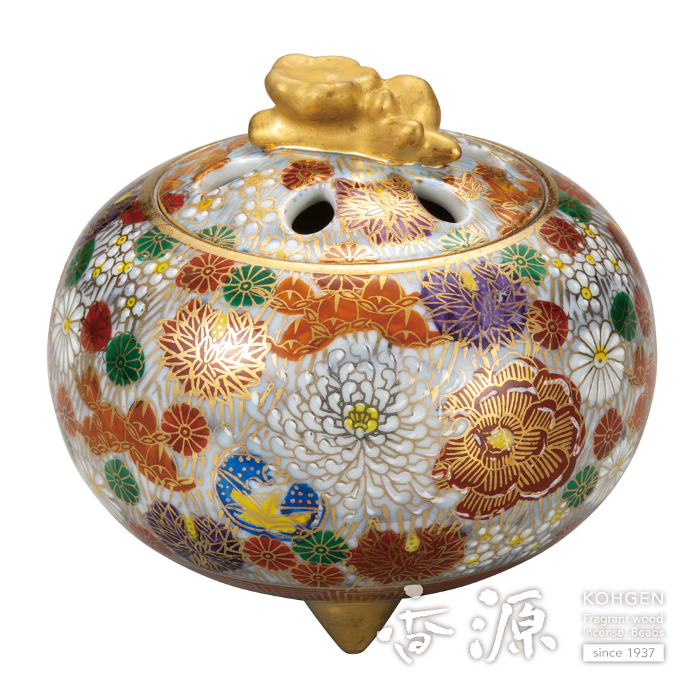 九谷 香炉 アンティーク 林伊平 1客 256 【公式通販】