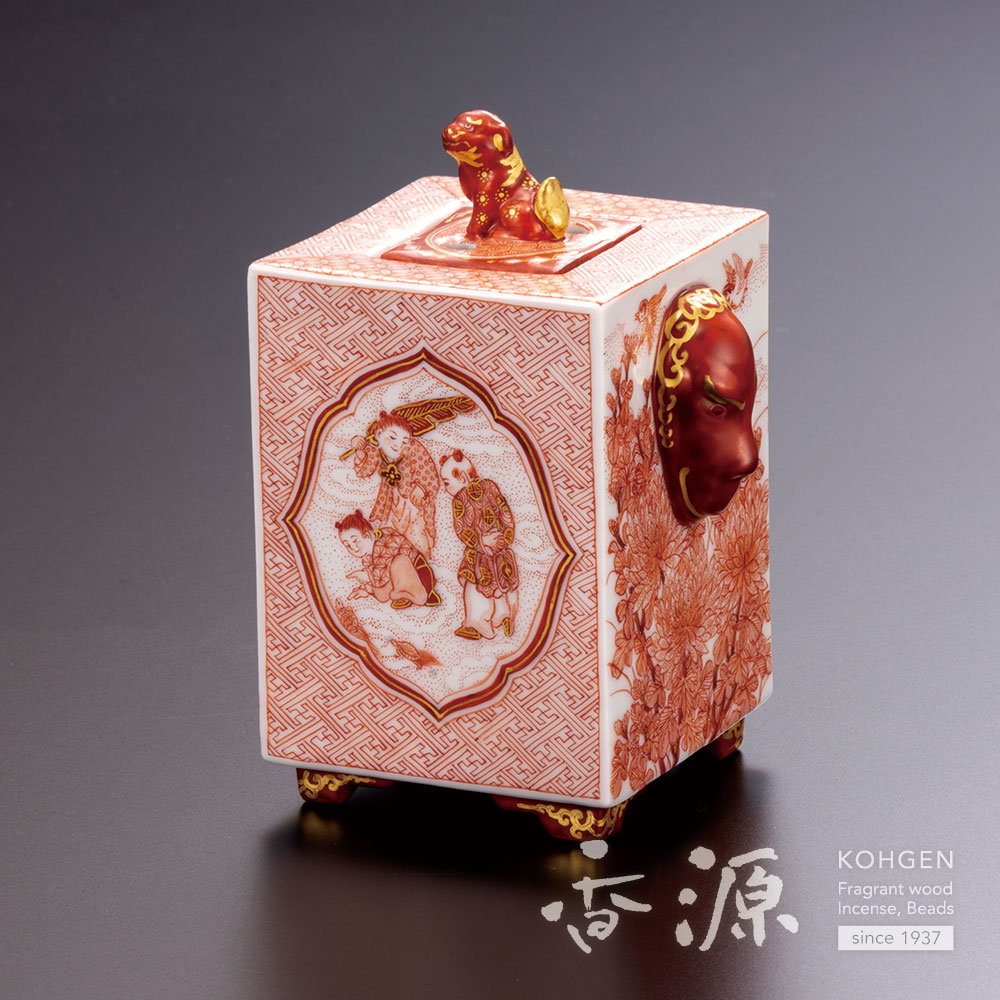 九谷、泉山香炉 共箱 九谷焼 香炉 清山作 共箱 Yahoo!オークション