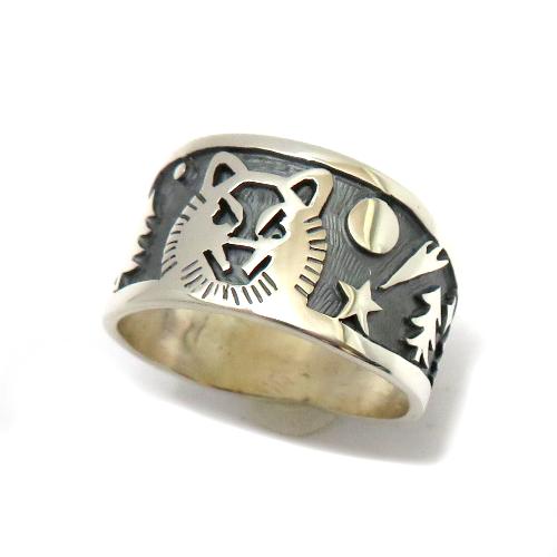 ホピ族製作のリング インディアンジュエリー