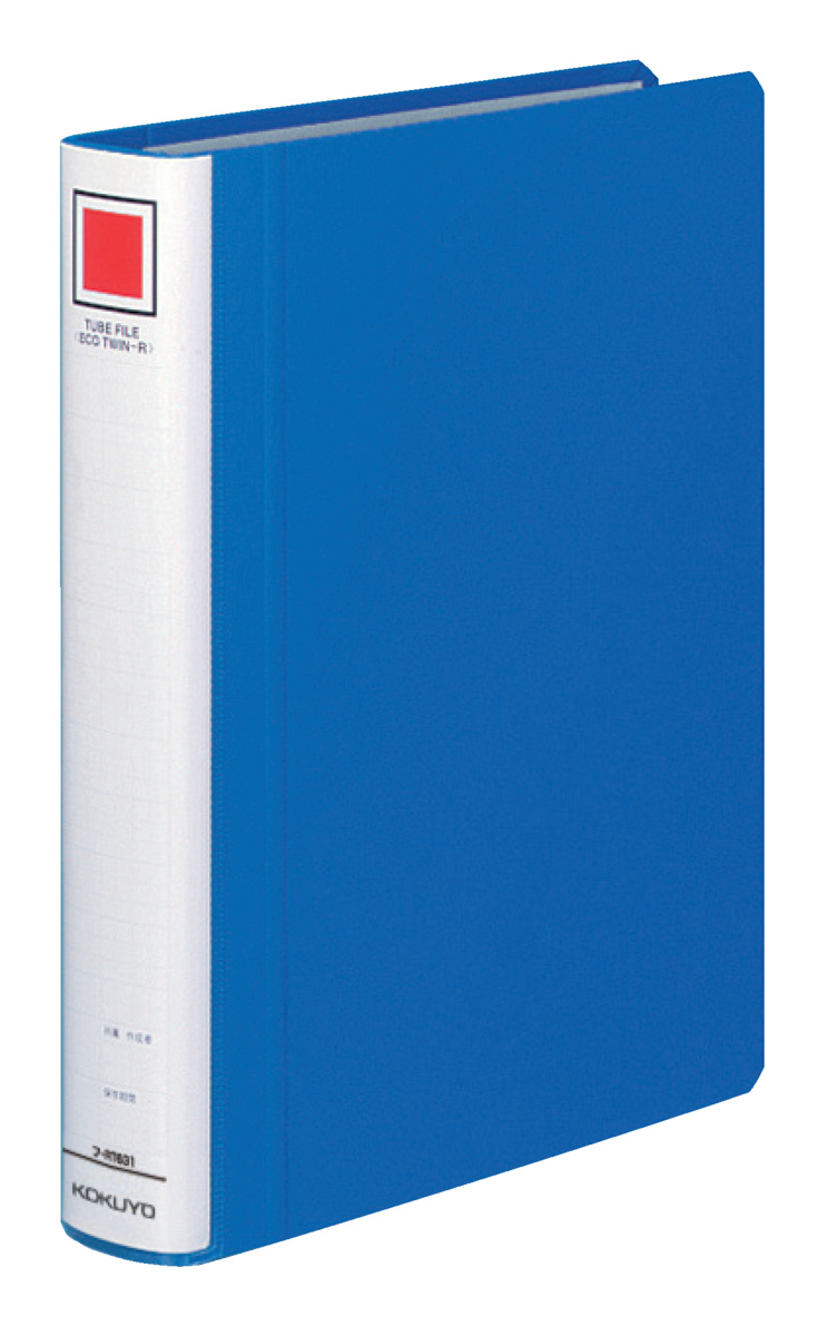 チューブファイルA4縦 30mm300枚収容2穴黄｜文具｜コクヨ