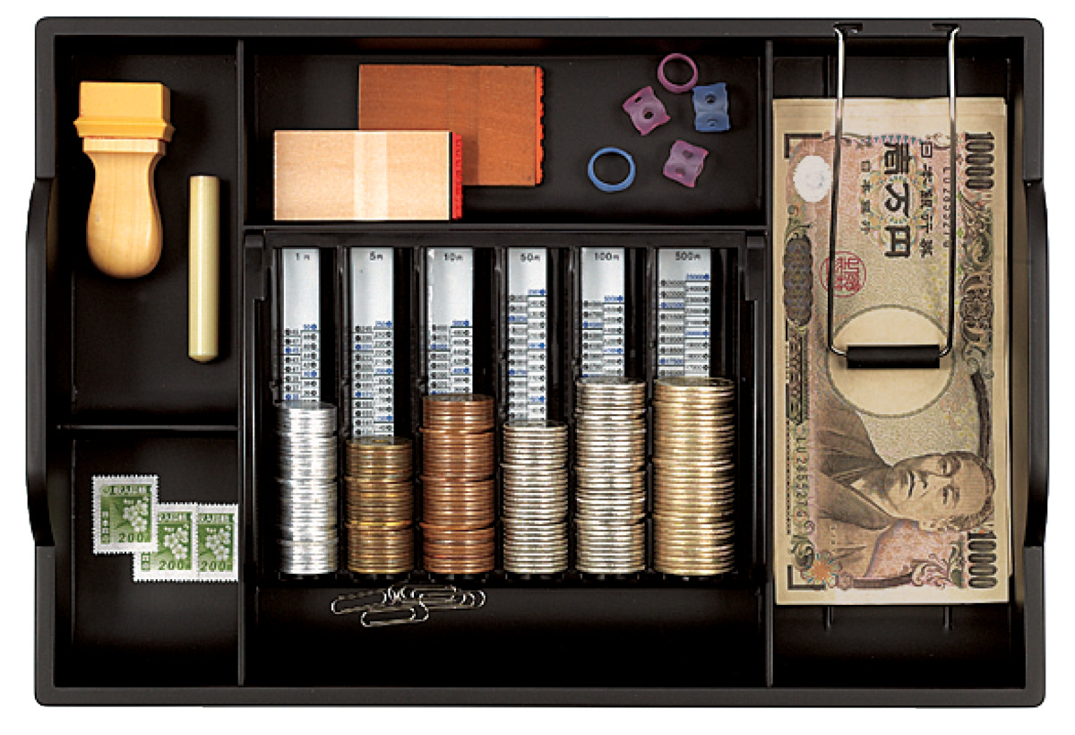 手提げ金庫(テンキー付き)A4 青｜文具｜コクヨ