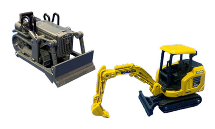 KOMATSU コマツ ミニカー セット (非売品、新品、株主優待) 11種類