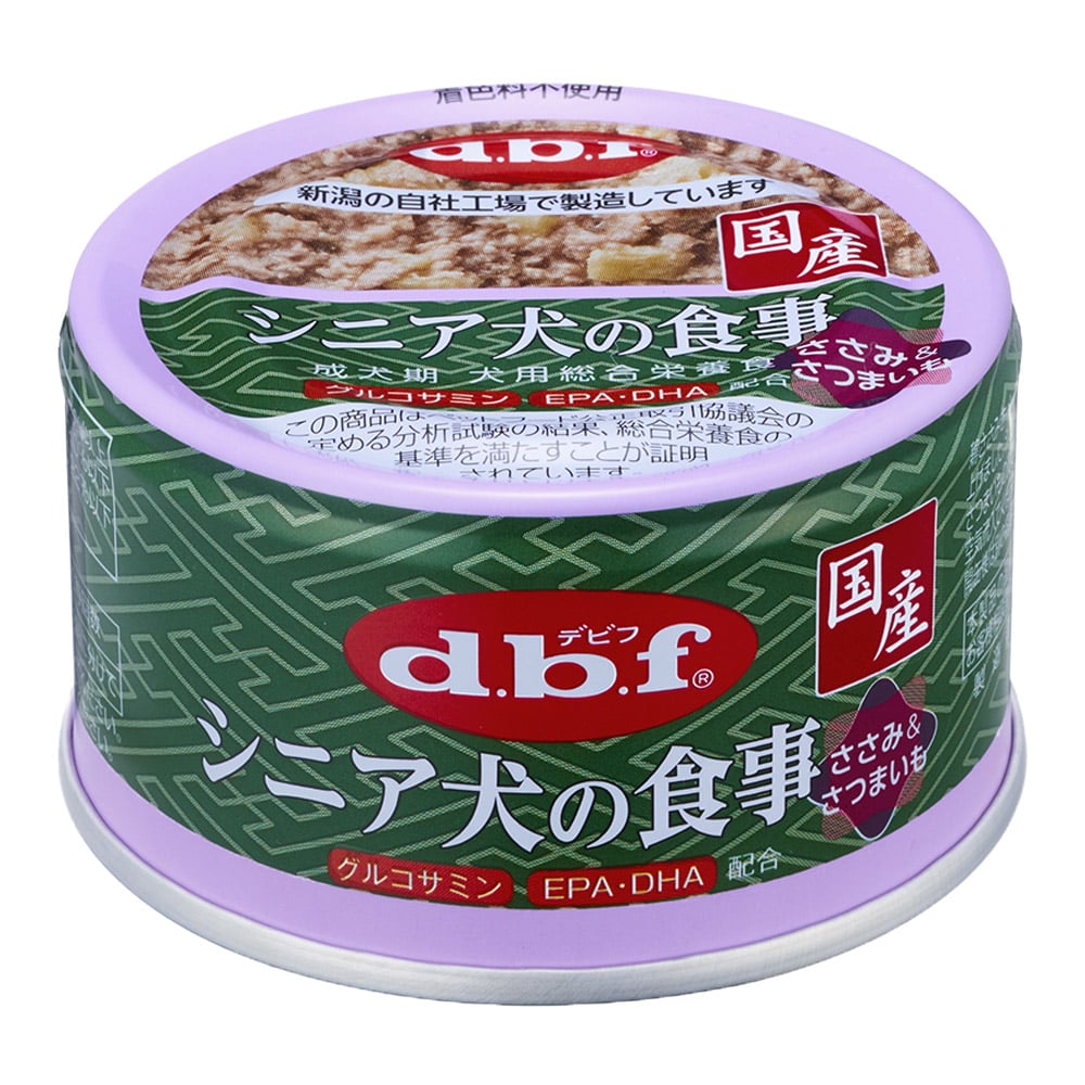 dbf デビフ缶 シニア犬の食事 ささみ＆さつまいも 85g の通販