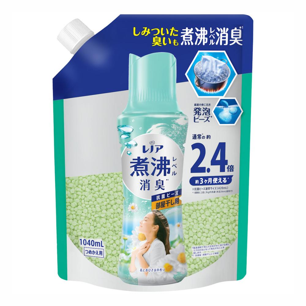 P＆G レノア 超消臭 煮沸レベル消臭 抗菌ビーズ 部屋干し 花と