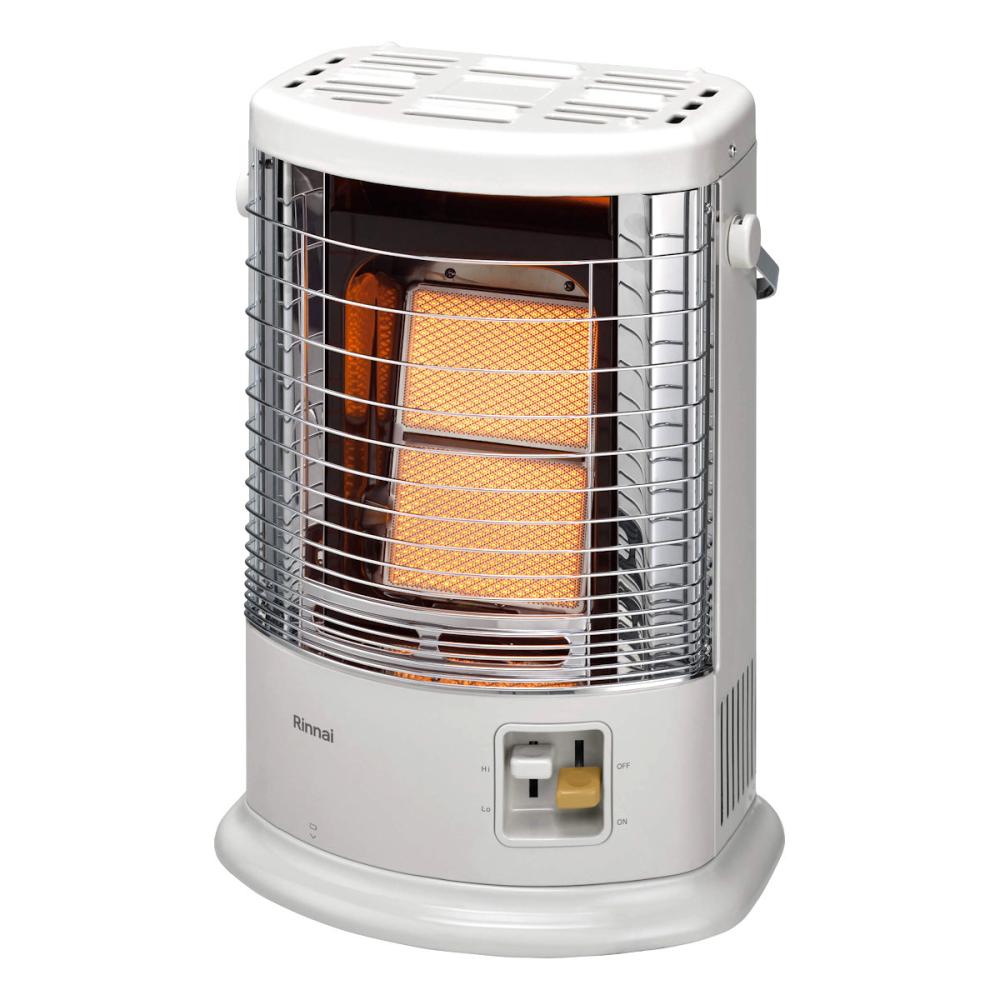 リンナイ ガスファンヒーター 木造7畳 都市ガス13A ホワイト RC