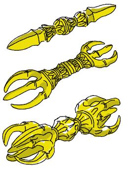 修縁堂】真言宗 ブロンズ精研磨 飛行する 三鈷杵 金剛杵 仏教法具